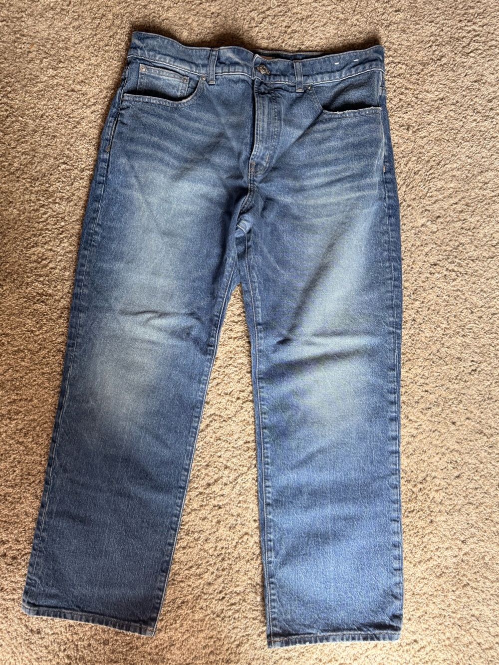 Madewell Longline Straight Jeans